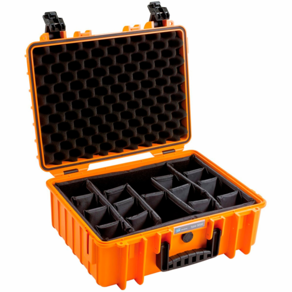 B&W outdoor kufr 5000 vc.delícího systému oranzový