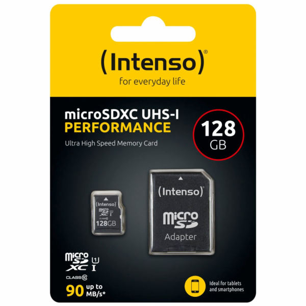 Intenso microSDXC 128GB Class 10 UHS-I U1 Performance