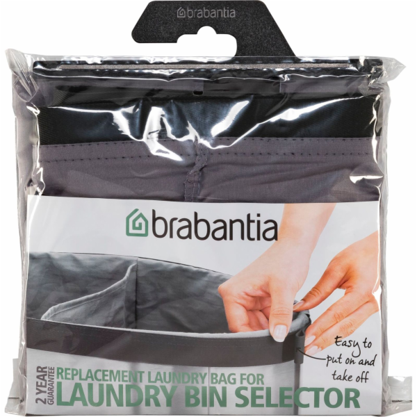 Brabantia pytel do kose na prádlo Selector 55L sedý
