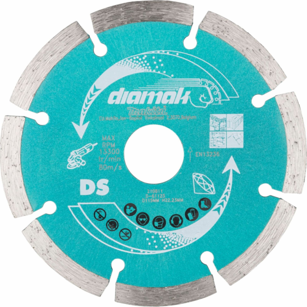 Makita D-61123 DIAMAK Diamond Wheel 115x22,23