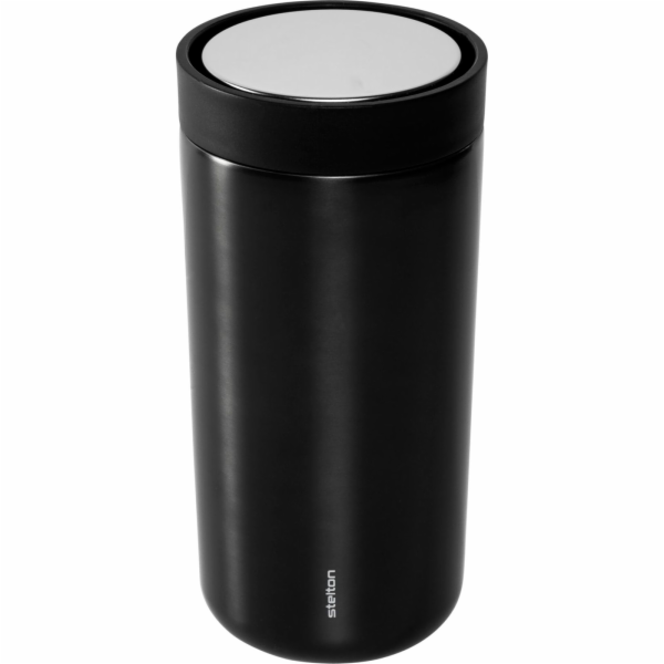 Stelton To Go Click Thermal Mug 0,4 l black metallic