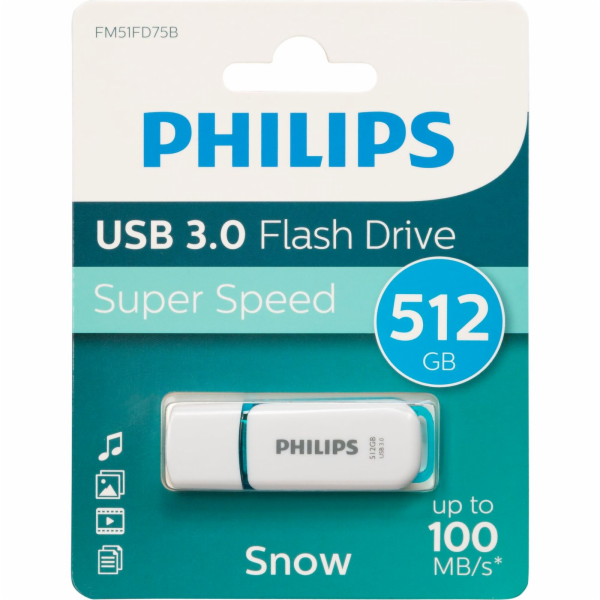 Philips USB 3.0 512GB Snow Edition Spring Green FM51FD75B/00