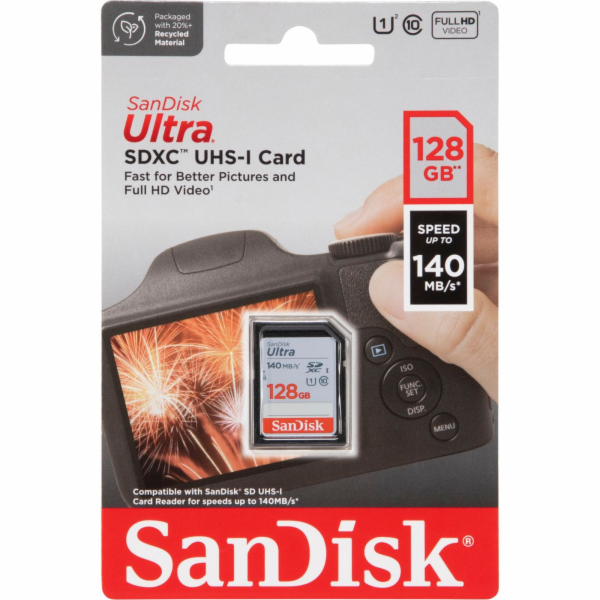 SanDisk Ultra SDXC UHS-I 128GB 150MB/s SDSDUNB-128G-GN6IN
