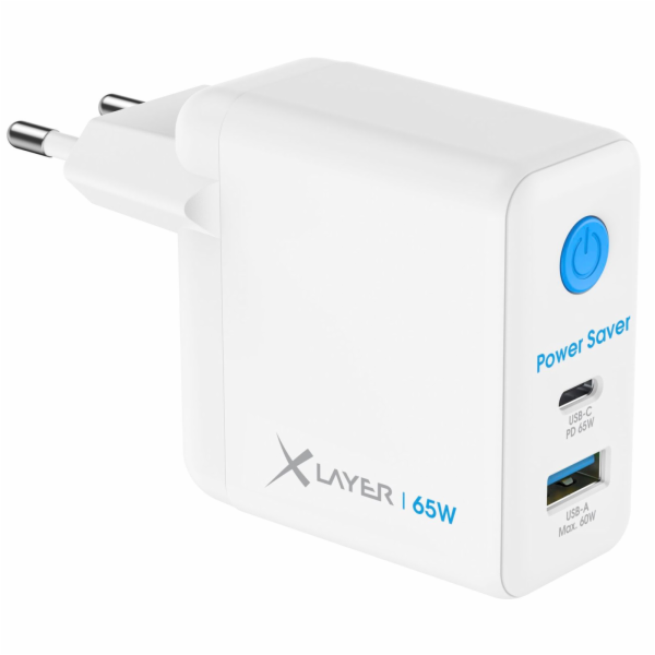 Xlayer 65W Power Saver USB Typ C mit Strom-Stopp-Funktion white