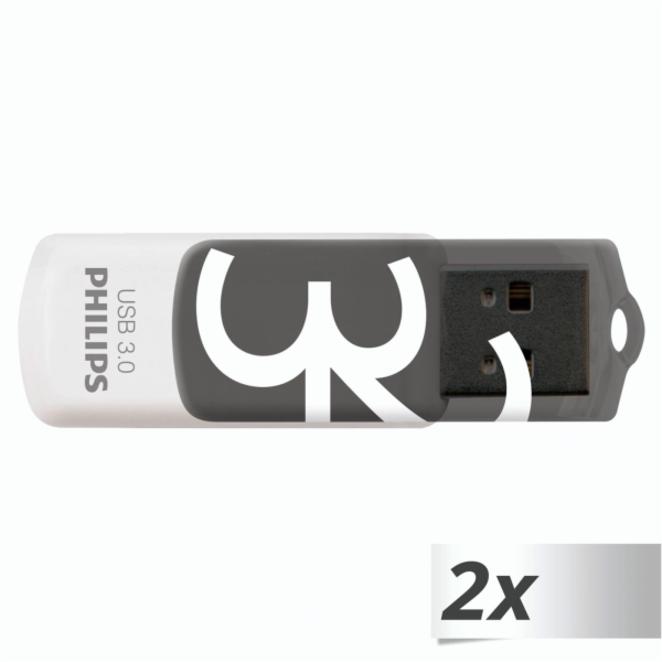 Philips USB 3.0 2-Pack 32GB Vivid Edition Shadow Grey FM32FD00D/00