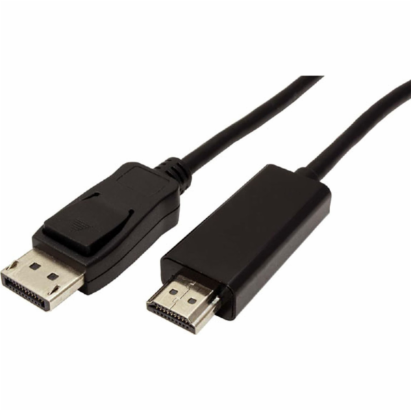 Kabel Kabel DisplayPort M (18+1)- HDMI M, 1m, czarny