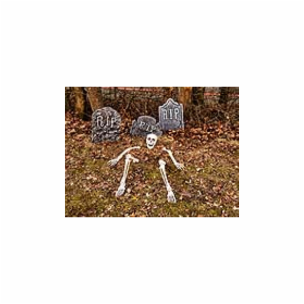 Halloween lebka a končetiny kostlivce