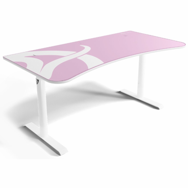 AROZZI herní stůl ARENA Gaming Desk White Pink