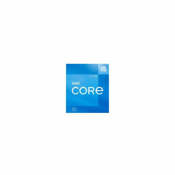 INTEL Core i5-12400F 2.5GHz/6core/18MB/LGA1700/No Graphics/Alder Lake/tray