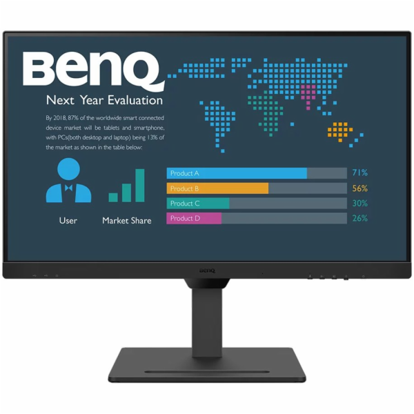 BENQ 27" LED BL2790QT/ 2560x1440/ IPS panel/ 1000:1/ 5ms/ HDMI/ DP/ 2xUSB-C/ 3x USB/ Pivot/ audio/ černý