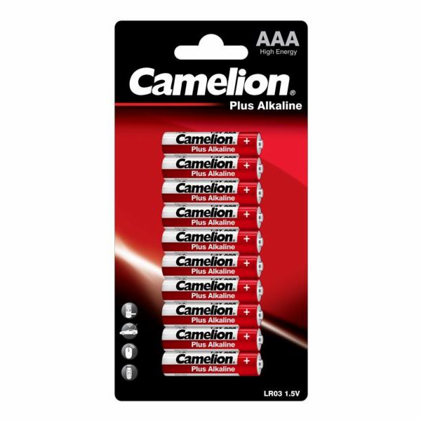 CAMELION Baterie alkalické PLUS AAA 10ks LR03