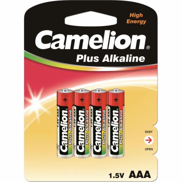CAMELION Baterie alkalické PLUS AAA 4ks LR03-BP4