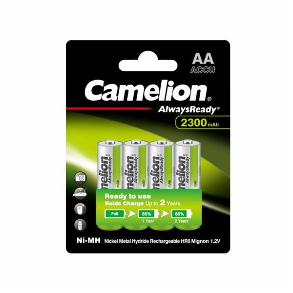 CAMELION Baterie nabíjecí PREMIUM AA 4ks 2300mA