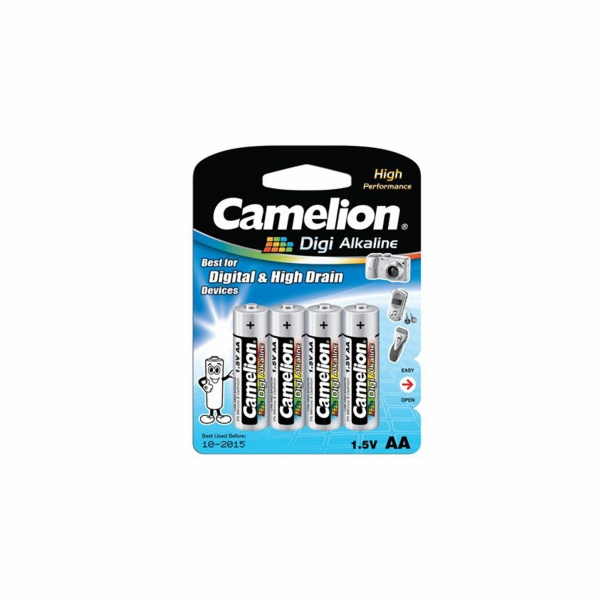 CAMELION Baterie alkalické DIGI AA 4ks LR06