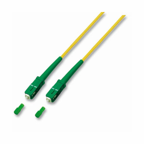 Optický kabel SC/APC-SC/APC SimplexOS2 (9/125) 2m