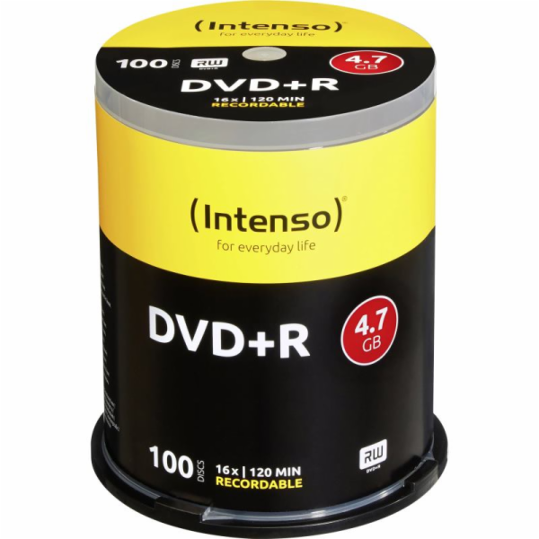 INTENSO DVD+R Cake Case 4,7GB 100ks
