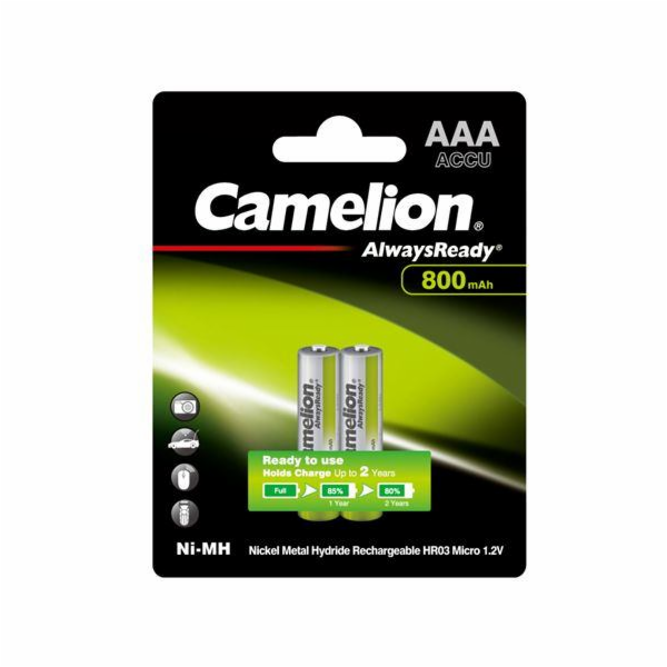 CAMELION Baterie nabíjecí PREMIUM AAA 2ks NI-MH