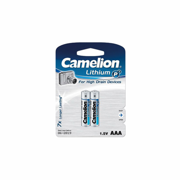 CAMELION Baterie LITHIUM P7 AAA 2ks FR03