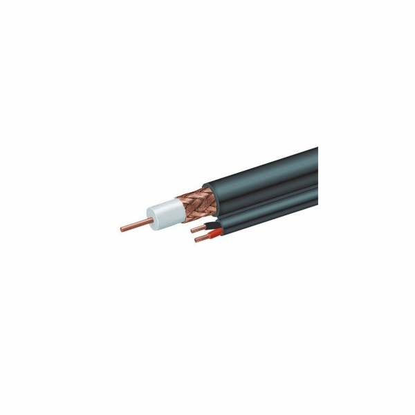 Koaxiální kabel RG59 + napájení, 75Ohm, 300m
