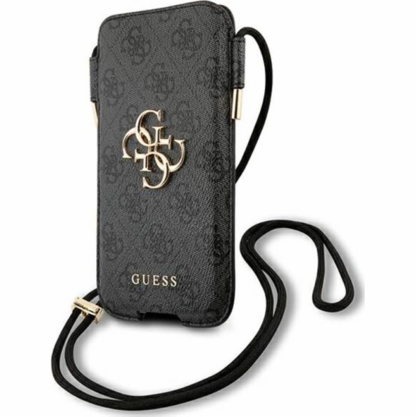 Guess PU 4G Metal Logo pouzdro S/M šedá Nové