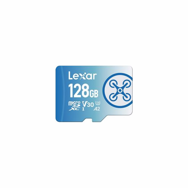 Lexar microSDXC Class 10 128 GB LMSFLYX128G-BNNNG Lexar paměťová karta 128GB FLY High-Performance 1066x microSDXC™ UHS-I, (čtení/zápis:160/90MB/s) C10 A2 V30 U3