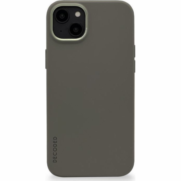 Decoded AntiMicrobial Silicone Backcover iPhone 14 Olive