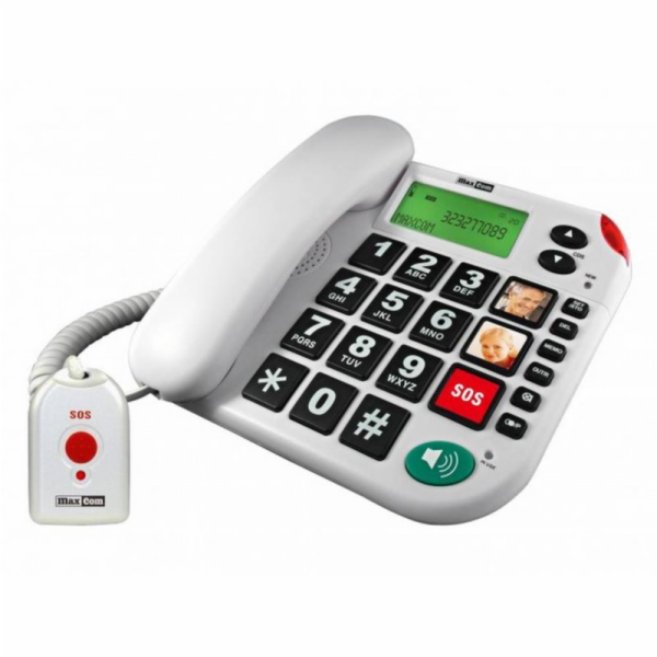 MAXCOM KXT481 SOS, Stolní telefon pro seniory