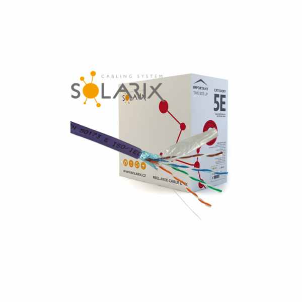 SOLARIX kabel FTP LSOH CAT5E 305m/balení