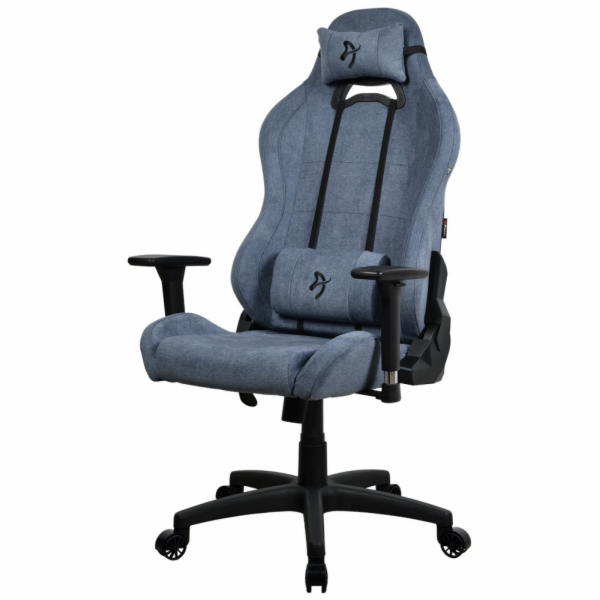 AROZZI herní židle TORRETTA Soft Fabric v2/ látkový povrch/ modrá