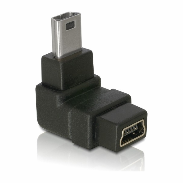 Adapter USB Delock miniUSB - miniUSB Czarny (65097)