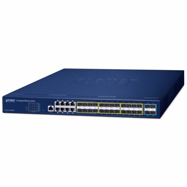 Planet GS-6311-16S8C4XR Planet GS-6311-16S8C4XR switch L3, 8x1GE combo, 16x SFP, 4x10G SFP+, 2x power-in