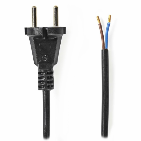 NEDIS napájecí kabel k vysavači/ CEE 7/17/ 250 V AC/ PVC/ černý/ bulk/ 15m