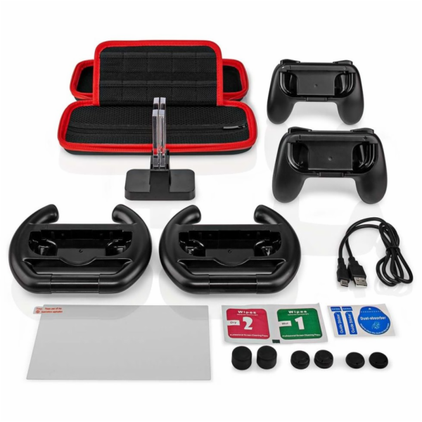 Nedis Starter Kit Nintendo Switch OLED NEDIS herní Starter Kit/ pro Nintendo switch (OLED)/ 13v1/ černý