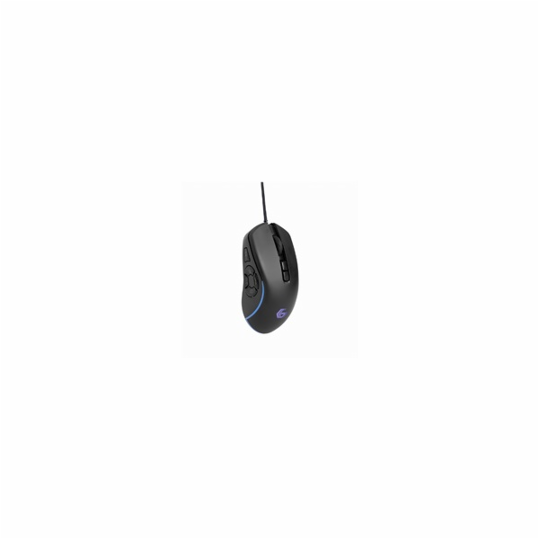 GEMBIRD myš RAGNAR RX500, podsvícená, 6 tlačítek, černá, 7200DPI, USB