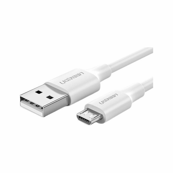 Ugreen micro USB QC 3.0 2.4A 1m USB kabel (bílý)