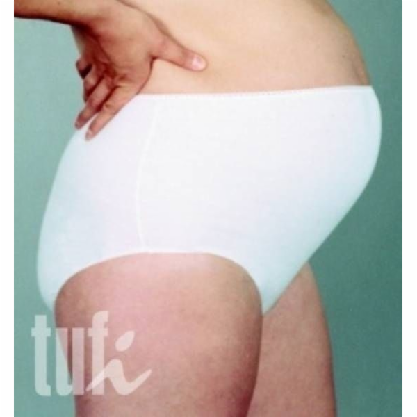 Těhotenské kalhotky Tufi Mambo Maxi, bílé S