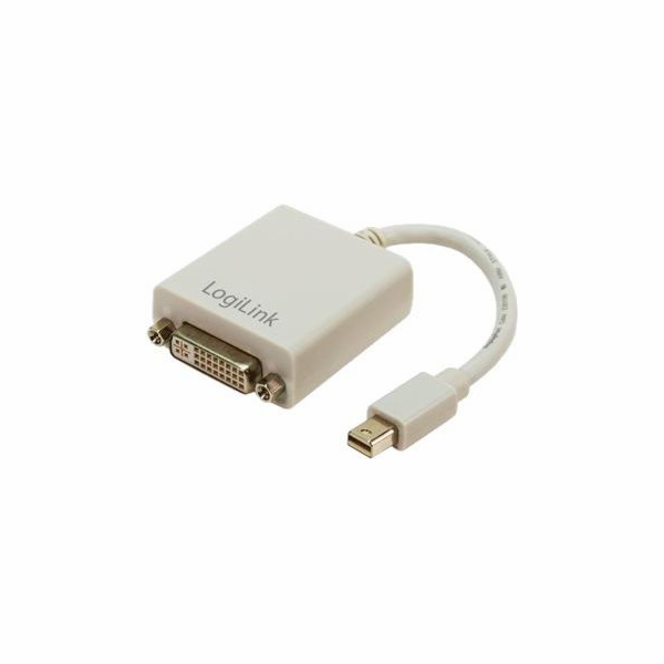 LogiLink DisplayPort Mini AV adaptér – DVI-I bílý (CV0037)