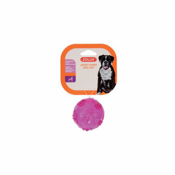 Zolux Toy TPR POP míček 7,5 cm růžový