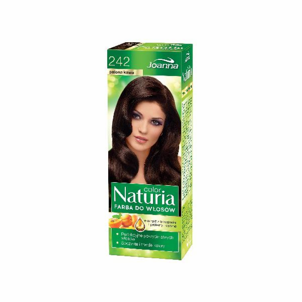 Joanna Naturia Color Barva na vlasy č. 242 - pražená káva 150 g