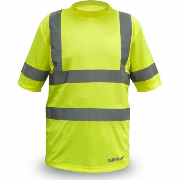 Pánské reflexní tričko Dedra, žluté, velikost XXXL (BH81T1-XXXL)