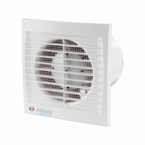 Ventilátory Nástěnný ventilátor fi 125 16W 35dB časový spínač + hygrostat bílý (125STH)