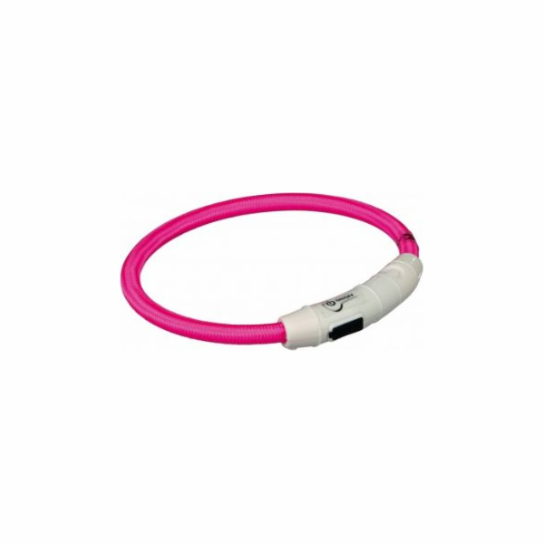 USB flash prsten Trixie, M–L: 45 cm/o 7 mm, růžový