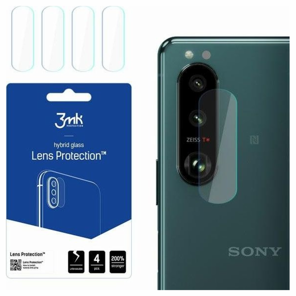 Hybridní sklo 3MK pro objektiv fotoaparátu 3MK Ochrana objektivu Sony Xperia 1 III 5G [4 PACK]