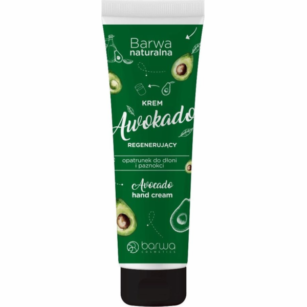 Barwa BARWA Přírodní avokádový krém-obvaz na ruce a nehty - regenerační 100ml