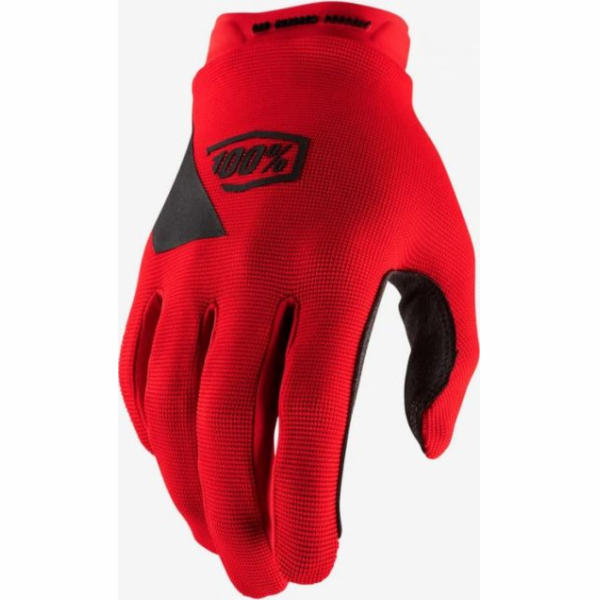 100% rukavice 100% RIDECAMP Youth Glove červená vel. L (délka ruky 159-171 mm) (NOVINKA)