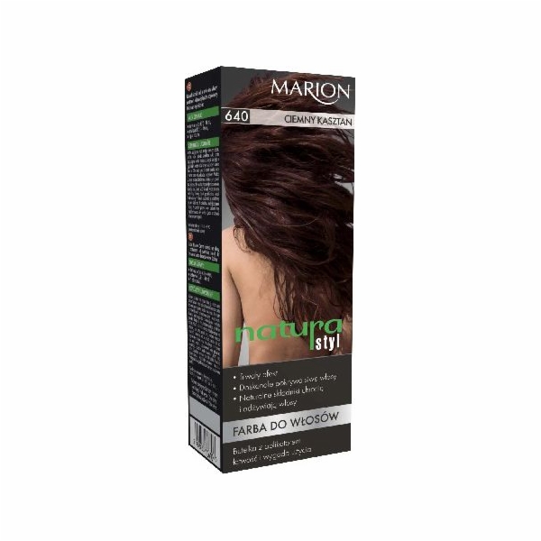 Marion Barva na vlasy Natura Style č. 640 tmavý kaštan - 78640