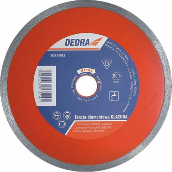 Dedra Special kontinuální diamantový kotouč 230 mm 22,2 mm (H1125A)