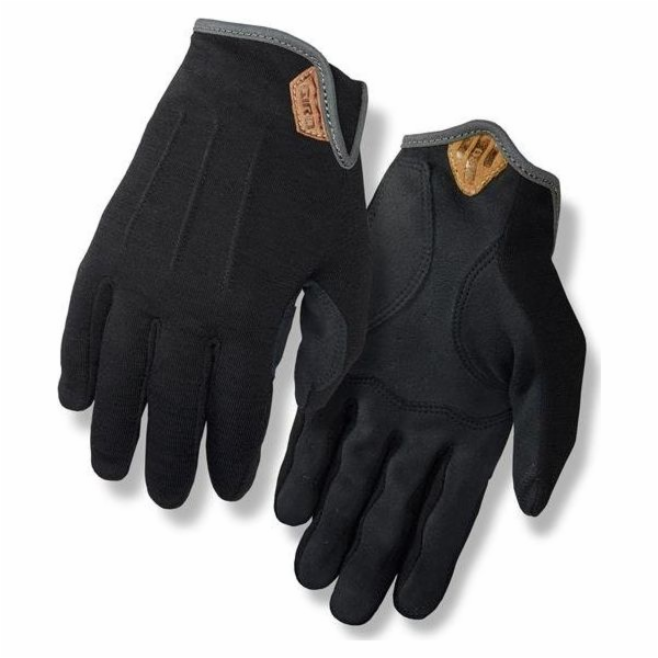 GIRO GIRO D'WOOL pánské rukavice dlouhé prsty černá vel. S (obvod ruky 178-203 mm / délka ruky 175-180 mm) (NOVINKA)