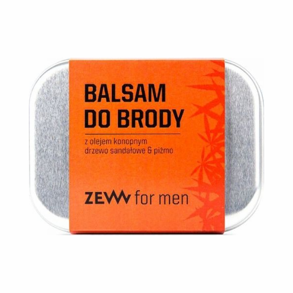 Zew for Men ZEW FOR MEN_Balzám na vousy obsahuje konopný olej, santalové dřevo a pižmo 80ml