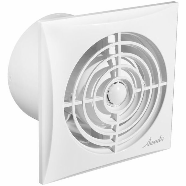 AWENTA Silence odtahový ventilátor fi 100 8W časový spínač bílý (WZ100T)